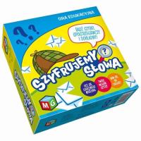 Szyfrujemy słowa - gra edukacyjna. Wydawca: MULTIGRA. SmakLiter.pl Opakowanie Szyfrujemy słowa - gra edukacyjna