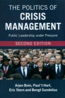 Okładka książki The Politics of Crisis Management
