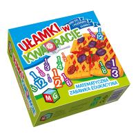 Ułamki w kwadracie - matematyczna zabawka edukacyjna. Wydawca: MULTIGRA. SmakLiter.pl Opakowanie Ułamki w kwadracie - matematyczna zabawka edukacyjna