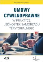 Okładka książki Umowy cywilnoprawne w praktyce jednostek samorządu terytorialnego