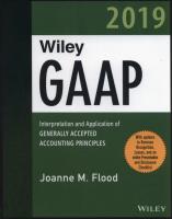 Wiley GAAP 2019. Autor: Flood Joanne M.. SmakLiter.pl Okładka książki Wiley GAAP 2019