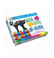 Wlazł kotek na płotek - gra edukacyjna. Wydawca: MULTIGRA. SmakLiter.pl Opakowanie Wlazł kotek na płotek - gra edukacyjna