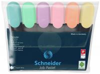 Opakowanie Zakreślacz SCHNEIDER Job Pastel 1-5 mm 6 sztuk mix kolorów