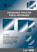 Opakowanie Zarządzanie publiczne Public Governance 1(47) / 2019