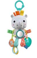 Zawieszka Nosorożec z gryzakami. Wydawca: Dumel. SmakLiter.pl Opakowanie Zawieszka Nosorożec z gryzakami