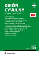 Okładka książki Zbiór cywilny PLUS 2019
