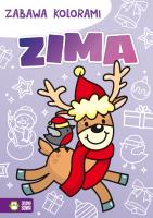 ZIMA ZABAWA KOLORAMI. Autor: Supeł Barbara, ANETTA RADZISZEWSKA. SmakLiter.pl Okładka książki ZIMA ZABAWA KOLORAMI