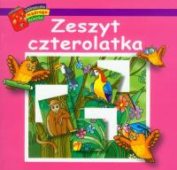 Bibl. mądrego dziecka - Zeszyt czterolatka. Autor: Wiśniewska Anna. SmakLiter.pl Okładka książki Bibl. mądrego dziecka - Zeszyt czterolatka