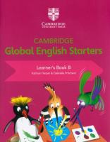 Cambridge Global English Starters Learner's Bo. Autor: Harper Kathryn, Gabrielle Pritchard. SmakLiter.pl Okładka książki Cambridge Global English Starters Learner's Bo