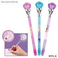 Opakowanie DŁUGOPIS ZE ŚWIECĄCYM BRYLANCIKIEM FANTASY MODEL MIX WZORÓW 6372A