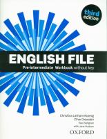 English File 3E Pre-Intermediate Workbook. Autor: Latham-Koenig Christina, Oxenden Clive. SmakLiter.pl Okładka książki English File 3E Pre-Intermediate Workbook