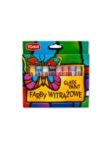 Farby witrażowe 10x10,5 TOMA. Wydawca: TOMA. SmakLiter.pl Opakowanie Farby witrażowe 10x10,5 TOMA