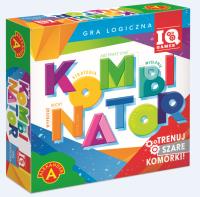 GRA KOMBINATOR KWADRATY. Wydawca: ALEXANDER GRY. SmakLiter.pl Opakowanie GRA KOMBINATOR KWADRATY