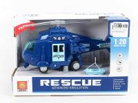 Opakowanie Helikopter ze światłem i dźwiękiem wojskowy 23 cm