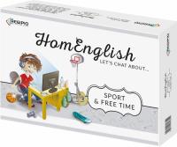 HomEnglish Let's chat about Spor t & Free Time. Wydawca: Regipio. SmakLiter.pl Opakowanie HomEnglish Let's chat about Spor t & Free Time