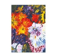 Opakowanie Karnet 17x14cm z kopertą Dahlias and Sunflower