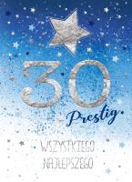 Opakowanie Karnet B6 30-ste urodziny