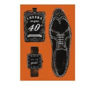 Opakowanie Karnet B6 z kopertą Urodziny 40