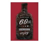 Opakowanie Karnet B6 z kopertą Urodziny 60