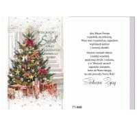 Opakowanie Karnet Boże Narodzenie + koperta ARGUS