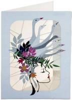 Opakowanie Karnet PM239 wycinany + koperta Kapelusz z gęsi