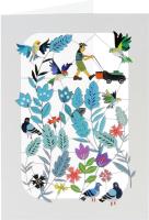 Opakowanie Karnet PM408 wycinany + koperta Ogrodnik i kwiaty