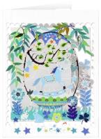 Opakowanie Karnet PM565 wycinany + koperta Konik na biegunach