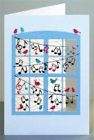 Opakowanie Karnet PM911 wycinany + koperta Nuty w oknie