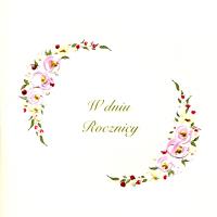 Opakowanie Karnet Rocznica Kwadrat R02