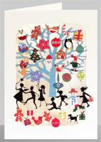 Opakowanie Karnet XP27 wycinany + koperta Święta Drzewo