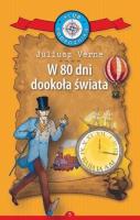 Klub Podróżnika T.5 W 80 dni dookoła świata. Autor: Juliusz Verne. SmakLiter.pl Okładka książki Klub Podróżnika T.5 W 80 dni dookoła świata