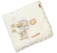 Opakowanie Kocyk z maskotką Owieczka 13 cm