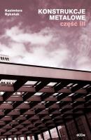 Konstrukcje metalowe cz.3. Autor: Rykaluk Kazimierz. SmakLiter.pl Okładka książki Konstrukcje metalowe cz.3