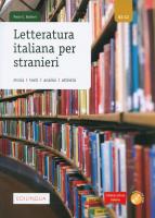 Letteratura italiana per stranieri + CD. Autor: Paolo E. Balboni. SmakLiter.pl Okładka książki Letteratura italiana per stranieri + CD