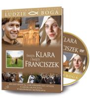 Okładka książki Ludzie Boga. Św. Klara, Św. Franciszek DVD+książka