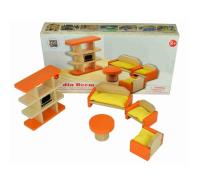 Opakowanie Meble dla lalek drewniane - Salon