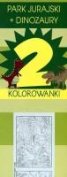 Okładka książki Megakolorowanka 2szt, park jurajski + dinozaury