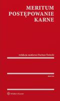 MERITUM Postępowanie karne. Autor: Świecki Dariusz. SmakLiter.pl Okładka książki MERITUM Postępowanie karne
