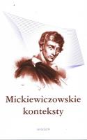 Okładka książki Mickiewiczowskie konteksty