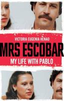 Mrs Escobar. Autor: Henao Maria Victoria. SmakLiter.pl Okładka książki Mrs Escobar