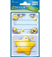 Opakowanie Naklejki na książki i zeszyty - Gwiazdki