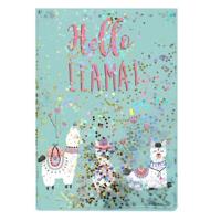 NOTES A5 Z CEKINAMI PASO LAMA PP19LA-3667. Wydawca: Paso. SmakLiter.pl Opakowanie NOTES A5 Z CEKINAMI PASO LAMA PP19LA-3667