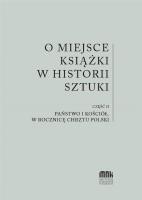 Okładka książki O miejsce książki w historii sztuki cz.2