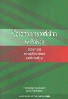 Obrona terytorialna w Polsce. Wydawca: Akademia Sztuki Wojennej. SmakLiter.pl Opakowanie Obrona terytorialna w Polsce