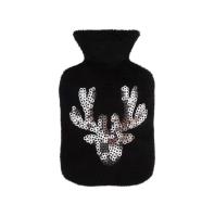 Opakowanie Ogrzewacz do rąk w pokrowcu z cekinowym reniferem
