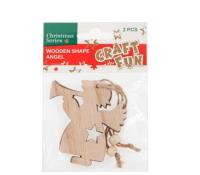 Opakowanie Ozdoba dekoracyjna drewniany anioł zawieszka 2szt