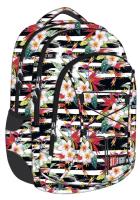 Okładka książki Plecak 3-komorowy Spine-Friendly Tropical Stripes