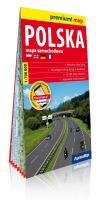 Okładka książki Polska mapa samochodowa w kartonowej oprawie 1:700 000