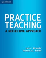 Practice Teaching. Autor: Jack C. Richards and Carlos Barbisan, Farrell Thomas S. C.. SmakLiter.pl Okładka książki Practice Teaching