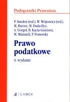 Prawo podatkowe. Autor: Opracowanie zbiorowe. SmakLiter.pl Okładka książki Prawo podatkowe